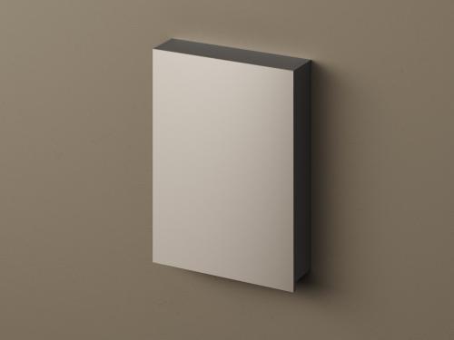 PAA spoguļskapis 550x750x136mm, krāsota (pelēka-glancēta)