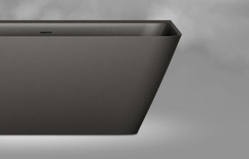 PAA Graphite vanna Quadro 1600 x 760 mm eleganti mūsdienīga