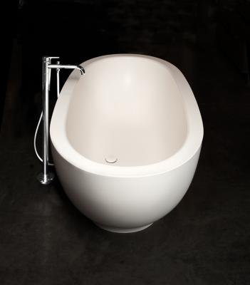 PAA Silkstone brīvi stāvoša vanna Dolce Silk baltā krāsā, izmērs 1800mm x 900mm h = 650mm 