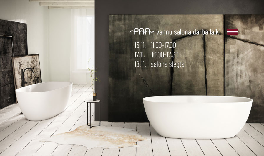 Priecīgu Svētkus - PAA Vannu Salona darba laiki svētkos!